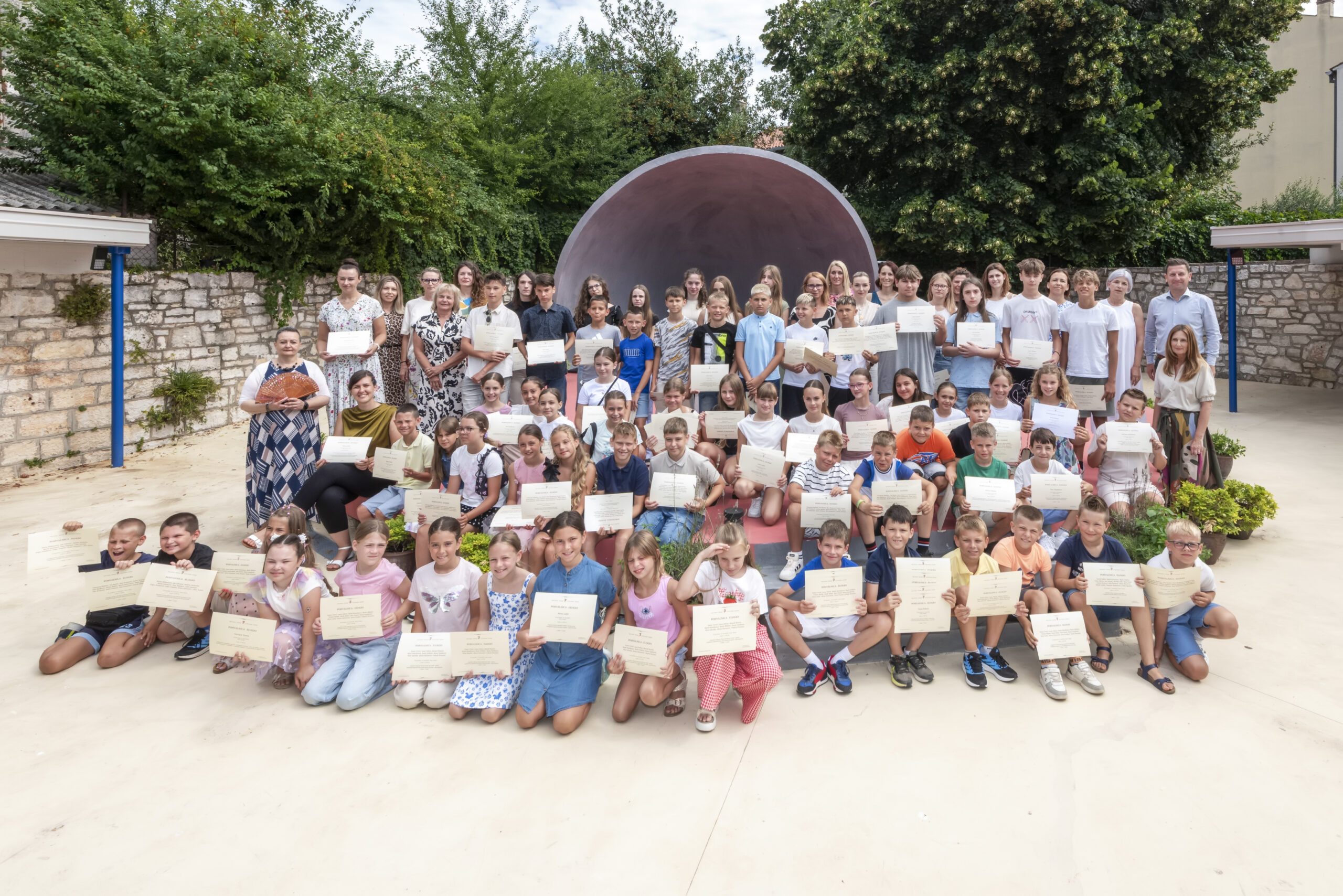 Održan prijem laureata županijskih, državnih i međunarodnih natjecanja rovinjskih osnovnih škola